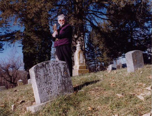 Ruth Otto at Minneopa Cemetery